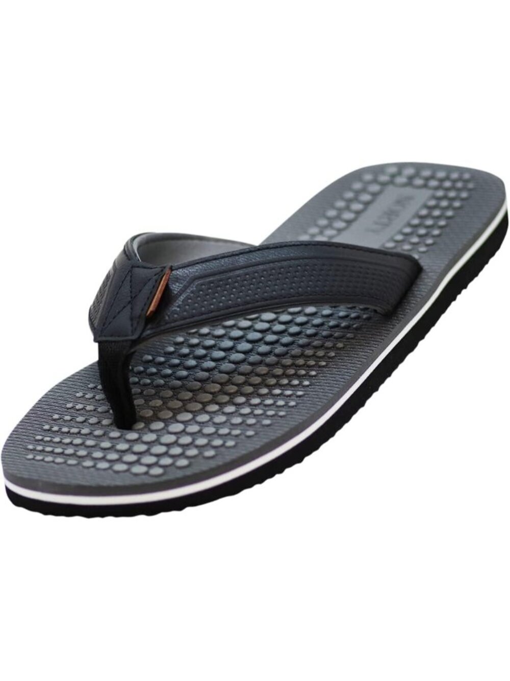Norty Thong Men's Charcoal Grey Footwear For Summer Comfortable Sandals Casual